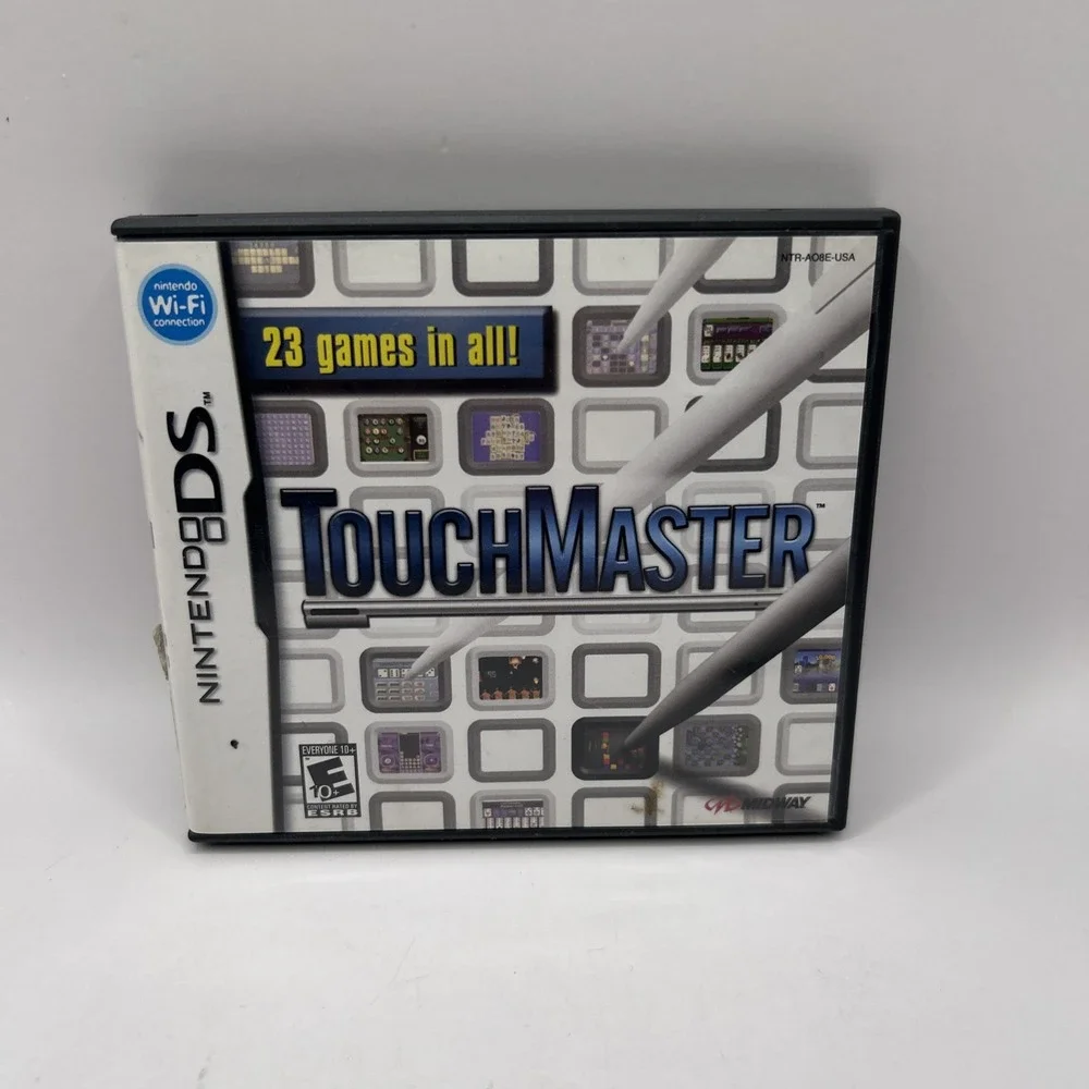 TouchMaster (Nintendo DS, 2007) Video Game Complete With Manuals CIB -B